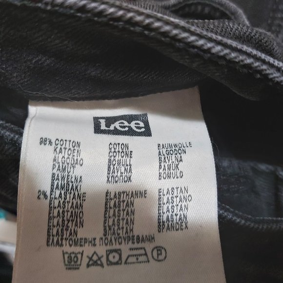 Jeans LEE Cameron Style Black Stretch Regular Boot Cut Low Waist 29 x 30 Women - Picture 4 of 13